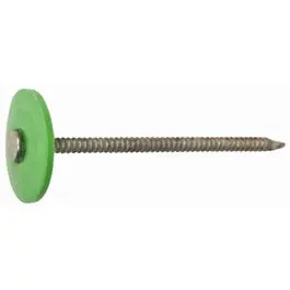 Plastic-Capped Galvanized Roofing Nails – 2-Inch, 1-Lb Box 1