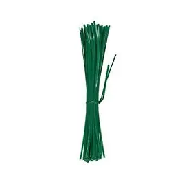 Plastic-Coated Plant Wire Ties – 8" Length, 100-Pack 1