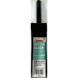 Plastic Gutter Cleaning Scoop – 2.5-Inch Width, Black 1