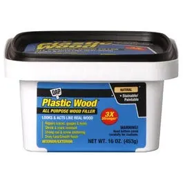 Plastic Wood Latex All-Purpose Wood Filler – 16 Oz Container 1