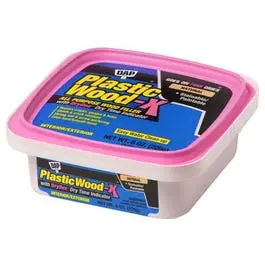 Plastic Wood-X Stainable Interior/Exterior Wood Filler With Drydex Indicator – 8 Oz 1