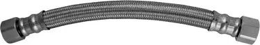 Plumb Pak Stainless Steel Water Heater Connector – 3/4" Fip, 12" Length 1