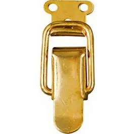 Polished Brass Cabinet Catch – 2.25-Inch × 7/8-Inch, Twin-Pack 1