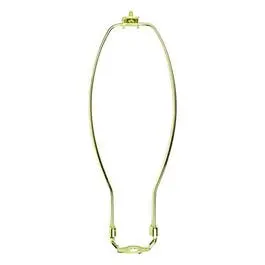 Polished Brass Lamp Harp – 12-In. Height For Standard Lamp Shades 1