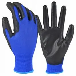 Polyurethane-Coated Work Glove — Blue, Men’S Large 1