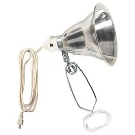Portable Clamp Light With Brown Spt-2 Cord – 60W Incandescent 1