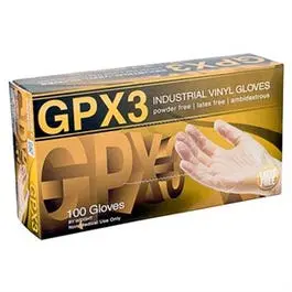 Powder-Free Disposable Vinyl Work Gloves – Size M (100-Pack) 1