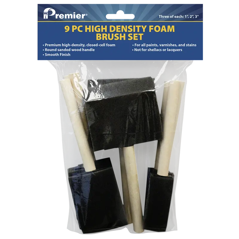 Premier High-Density Foam Paint Brushes – Premium Application Tools 1