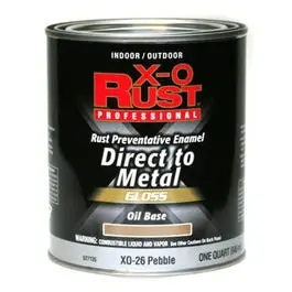 Premium Oil-Based Gloss Paint – Pebble Color, 1-Quart, Interior & Exterior Use 1
