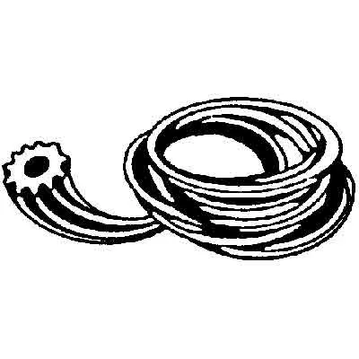 Prime-Line Black Vinyl Screen Spline – 0.12-Inch Round, 25-Foot Roll 1