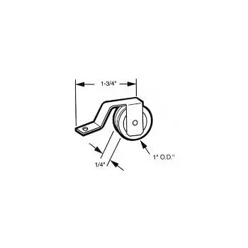 Primeline/Slideco B638 Nylon Tension Roller – For Sliding Door Track Systems 1