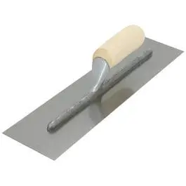 Professional Finishing Trowel – 14" × 4" Stainless Steel Blade With Ergonomic Curved Handle 1