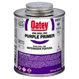 Purple Pvc Primer – 16 Oz Heavy-Duty Solvent For Pipe Preparation 1