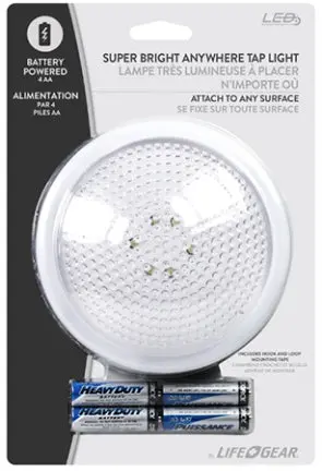 Push-N-Light Cordless Rechargeable Area Light – Portable Led Task Lamp 1