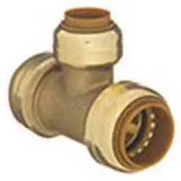 Push-On Copper Tee Fitting – 3/4-Inch X 3/4-Inch X 3/4-Inch 1