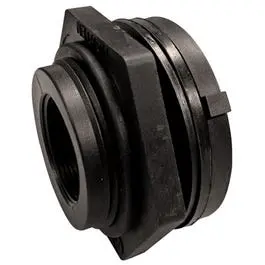 Pvc Bulkhead Fitting – 1-1/2" Diameter, Leak-Resistant Seal 1