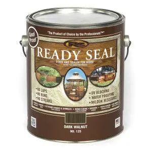 Ready Seal Dark Walnut Exterior Wood Stain & Sealer – 1-Gallon Oil-Based Formula 1
