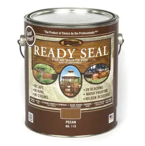 Ready Seal Pecan Exterior Wood Stain & Sealer – 1-Gallon Protective Finish 1