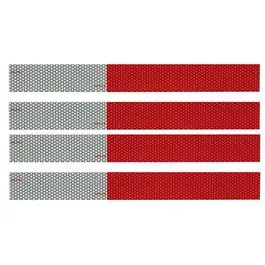 Red And Silver Conspicuity Tape Kit (12" Strips, 4-Pack) 1