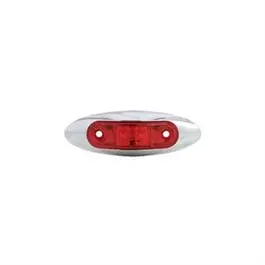 Red Led Trailer Marker Light – 2.75" X 0.75", Dot-Compliant, Surface Mount 1