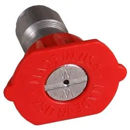 Red Zero-Degree High-Pressure Nozzle — 3.0 Orifice For Spot Cleaning 1