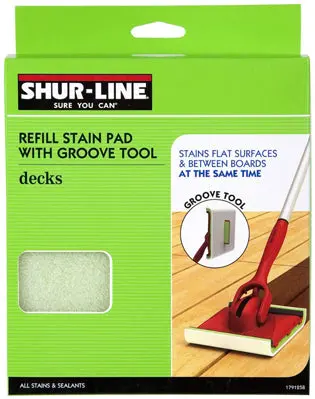 Refill Stain Pad With Groove Tool 1