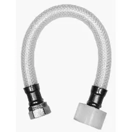 Reinforced Pvc Toilet Connector – 1/2" Fip × 7/8" Ballcock, 12-Inch 1