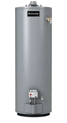 Reliance 40-Gallon Tall Propane Gas Water Heater Unit 1