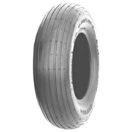 Rib-Tread Wheelbarrow Tire – 4-Ply Construction, 4.80/4.00-8 Inch 1