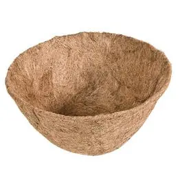 Round Coconut Fiber Plant Basket Liner – 14-Inch Diameter 1
