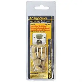 Round Head Electrical Plug – 1/2-Inch Diameter, 20-Pack 1
