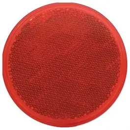 Round Red Trailer Reflector – 3-3/16" Diameter 1