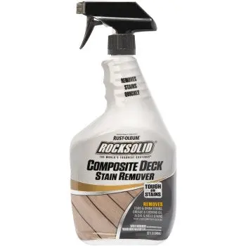 Rust-Oleum Composite Deck Stain Remover – Prep Solution For Recoating Or Restoration 1