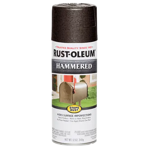Rust-Oleum Hammered Finish Spray Paint – Dark Bronze Metallic 1