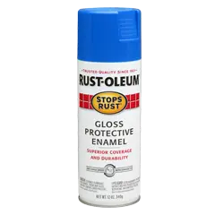Rust-Oleum Protective Enamel Spray Paint – Sail Blue Metallic Finish 1