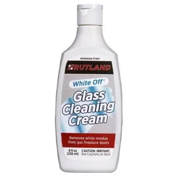 Rutland 565 Glass Cleaner Cream – Non-Abrasive White Off Formula, 8 Oz 1