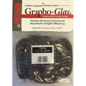Rutland Black Woodstove Rope Gasket – 94 In Length 1