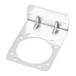 Rv Trailer 7-Wire Connector Mounting Bracket – Durable Metal Bracket 1