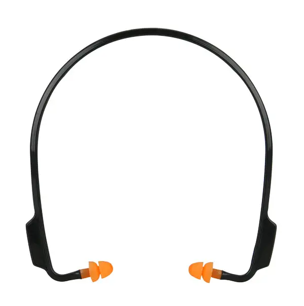 Safety Works Lightweight Reusable Banded Earplugs – Comfort-Fit Design 1