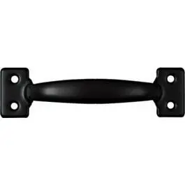 Satin Black Cabinet Pull — 6.5-Inch Center-To-Center Spacing 1