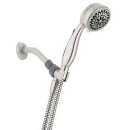 Satin Nickel 7-Mode Handheld Showerhead – 1.8 Gpm 1
