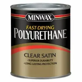 Satin Polyurethane Wood Finish – 1/2-Pint Can 1