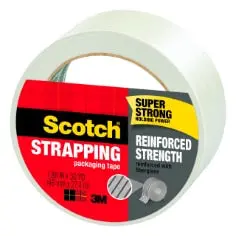 Scotch Reinforced Shipping Strapping Tape: High-Strength, Tear-Resistant 1
