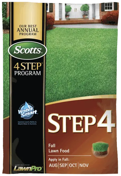 Scotts Step 4 Fall Lawn Food – Granular Fertilizer & Weed Control 1