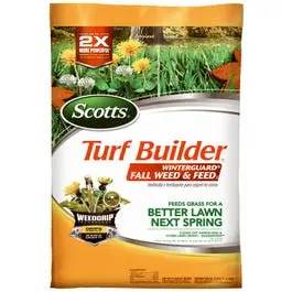 Scotts Turf Builder Winterguard Fall Weed & Feed – Covers 5,000 Sq. Ft. 1