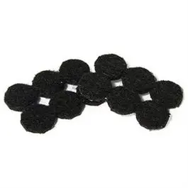 Self-Adhesive Black Felt Furniture Pads – 3/4" Round, 24-Pack 1