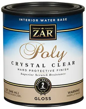 Semi-Gloss Water-Based Polyurethane Topcoat – Crystal Clear 1