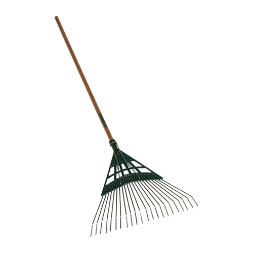 Seymour 22-Tine Leaf Rake – Poly Head With Steel Tines & 48-Inch Hardwood Handle 1