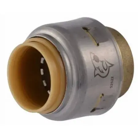 Sharkbite 1/2-Inch Push-To-Connect Brass End Cap – Lead-Free Plumbing Fitting 1