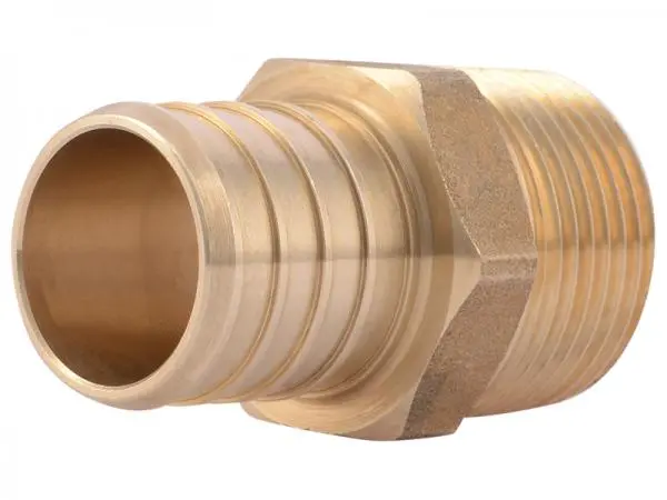 Sharkbite 1" × 3/4" Brass Crimp Male Threaded Connector (Mnpt) 1
